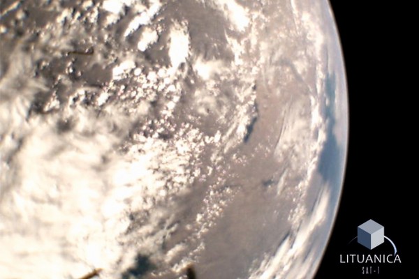 LituanicaSat-1 padaryta Žemės nuotrauka iš kosmoso